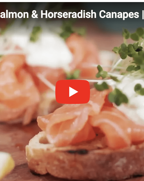 Smoked Salmon & Horseradish Canapes | Jamie Oliver